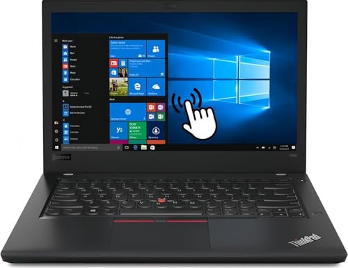 Lenovo Thinkpad T480s - Ordenador portátil con pantalla táctil, Intel i5-8350U, RAM 16 GB DDR4 SSD 512 GB NVme, Webcam, Windows 11, Office 2021 + batería nueva (reacondicionado)