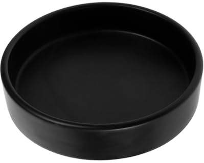 HAKIDZEL Soucoupe en Céramique Ronde pour Pot de Fleurs, Bac à Eau pour Plantes D'intérieur et Extérieur, Empêche L'écoulement d'eau, Protège la Surface