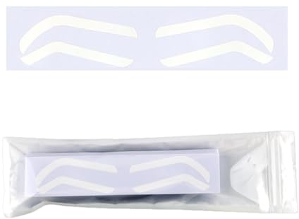 Eyebrow Tape Shaper, Augenbrauenschablonen Augenbrauenschablonen für die | 50 Paare Hilfskleber Airbrush -Aufkleber, Vorlagen zum Make -up