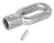 DIWARO.® - Occhiello ovale in zinco pressofuso per tende da sole, foro 15 mm, foro trasversale 4 mm, ingranaggi conici, ingranaggi a lumaca, tende