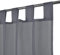 Megachest lucy Woven Voile Tab Top Curtain 2 Panels with ties (28 colors) (dark silver, 56 wideX90 drop(W142cmXH228.5cm))