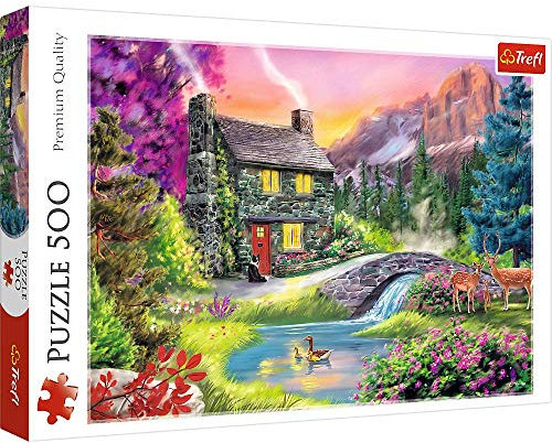 Brandsseller Puzzle - Berg Idyll 500 Teile