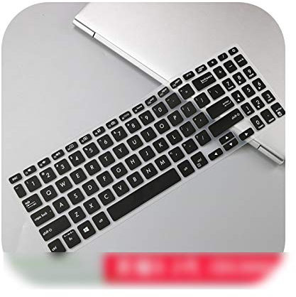 Keyboard cover Protective Silicone Keyboard Cover for ASUS Vivobook 15 A512FB A512F A512FL A512FL A512 FL FB 15.6 Inches - Black
