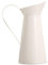 TOSSPER Vintage Tall Jarra De Metal Elegante Lamentable Crema Florero Jarra De Recipiente De Flores para La Boda Decoración para Hogar