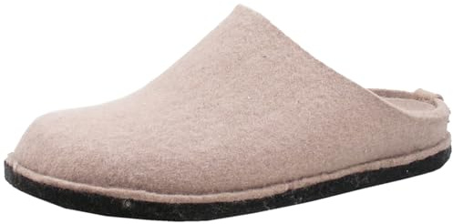 HAFLINGER Damen Pantoffel Hausschuh Filz Flair Soft 311010, Größe:44 EU, Farbe:Beige