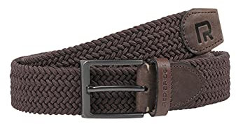 Redbridge Geflochtener Gürtel Elastisch Flexibel verstellbar Unisex Stretchgürtel Braun 90