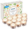 IMAGE 12 Stück LED Wasserdicht Flammenlose Teelichter, mini Unterwasser Licht Batteriebetriebene Sub Lichter für Hochzeit Weihnachten Erntedank Party Events Haus Poolparty Vase Deko,Warm Weiß