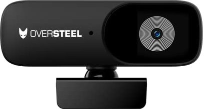 Oversteel - Bulat Webcam 1080P Full HD con Micrófono, 30fps, USB 2.0, Reducción de Ruido, Videollamadas, Grabación, Conferencias, PC/Mac/Tablet/Chromebook