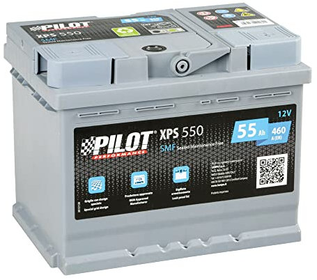 PILOT XPS550 Batteria 12V SMF - 55 Ah - 460 A