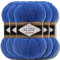 Alize 5 x 100g Lanagold Türkische Premium Wolle Baumwolle und Acryl Handstrickgarne | Yarn | Garn | Strickgarn Accessoire Baby zum Häkeln Stricken Kleidung Schals (Royal Blue | 141)