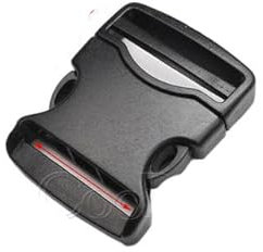 Schnallen-Clip-Verschluss, Schnellverschluss-Schnallen für Gürtel, Rucksack, Gurtteile, schwarz, rechteckig, 20 mm, 25 mm, 32 mm, 38 mm, 50 mm, 200 Stück, 25 mm Gurtbandgröße