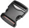 Schnallen-Clip-Verschluss, Schnellverschluss-Schnallen für Gürtel, Rucksack, Gurtteile, schwarz, rechteckig, 20 mm, 25 mm, 32 mm, 38 mm, 50 mm, 200 Stück, 25 mm Gurtbandgröße