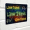 Personalised Bar Sign - Music Neon effect Printed Metal Sign wall art A4 Bar Add Name