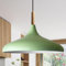 bamyum Champion Küchenlampe Hängend aus Holz und Metall 35 cm, Hängelampe Esstisch, Pendelleuchte Wohnzimmer, Küchenlampen E27, Pendelleuchte Minzgrün für Schlafzimmer, Wohnzimmer, Deckenbeleuchtung