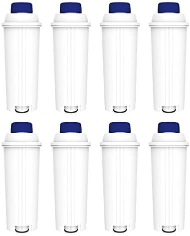 Comedes Filterpatrone für De'Longhi DLS-C002, SER3017 & 5513292811, Ähnlich wie Magnifica, Eletta, ECAM, ESAM, ETAM, BCO, EC-Serie Kaffeevollautomaten, TÜV SÜD zertifiziert (8 Stück)