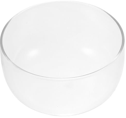 High Borosilicate Glass Salad Bowl Heatproof and Transparent for Storing Fruits and Desserts Capacity for Kitchen Use