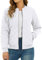 TACVASEN Ladies Diamond Quilted Jacket Warm Bomber Jacket Casual Work Jackets Winter Outdoor Jacket Windbreaker with Pockets,White,XL