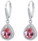 Malachit/Mondstein/Türkis Ohrringe Silber 925 Creolen Ohrringe für Damen Mädchen Schmuck Geschenke für Frauen Kinder Mama Frau Freundin Tochter (Juli)