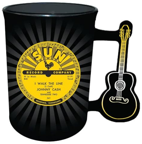 Sun Record Tasse mit Gitarrengriff, 473 ml, Mid-South Products