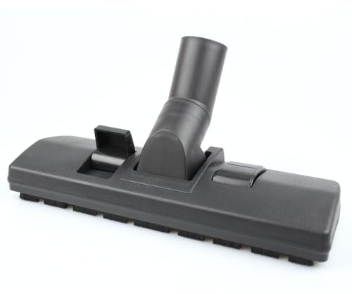 Premium Boquilla, Cepillo combinada para aspiradora Adecuado para Moulinex, Nilfisk, Numatic, Ok. | Conmutable para alfombras y Suelos Duros | con articulación giratoria | Diámetro: 32 mm