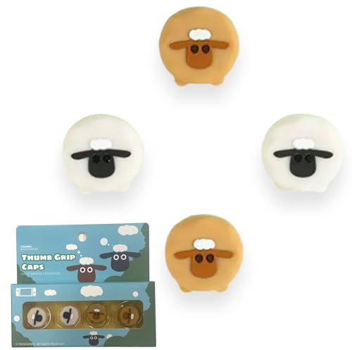 Prysm Gaming Geekshare Lot de 4 poignées de pouce en silicone compatibles avec Nintendo Switch Joy-Cons OLED et Switch Lite