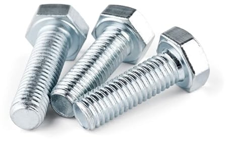 50 Stück Sechskantschrauben DIN 933 ISO 4017 galv. verzinkt 8.8 Maschinenschraube M10x30mm