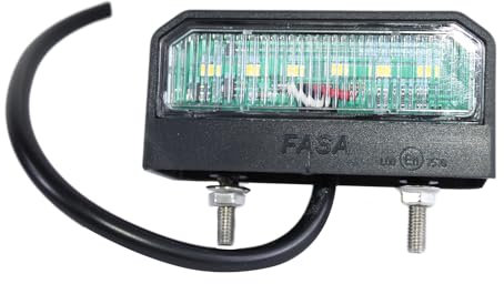 Aelmiyw LED Kennzeichenbeleuchtung für PKW, Anhänger, LKW, Wohnwagen, Boot, Auto - Nummernschildbeleuchtung