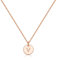 Hidepoo Disc Initial Necklaces for Girls Women - Gold/Rose Gold/Silver Dainty Round Disc Double Side Engraved Hammered Initial Necklace Personalized Letter Initial Necklaces Jewelry Gifts for Girls,