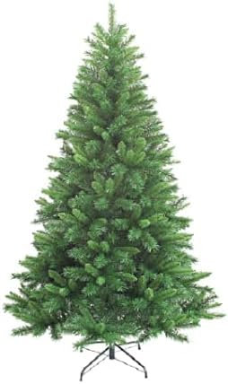 Abaseen 6FT Green Artificial Christmas Tree, 1000 Tips Xmas Tree Easy Assembly Foldable Reusable Strong Stand, Indoor Outdoor Decoration for Christmas (Green, 6 FT)