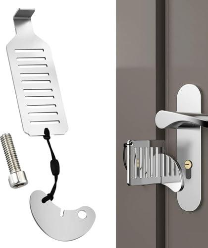 Générique Serrure de Porte Portable pour Les Voyages - Casier de Porte de sécurité à Domicile | Serrure de Verrouillage de dispositifs de sécurité de Porte Robuste pour hôtel-Appartement