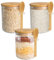 MoYouno Glass Containers Jars with Bamboo Airtight Lid and Spoon,600ML Glass Food Storage Canisters, Kitchen Food Storage Jars, Home Kitchen Organizer for Coffee,Flour, Sugar (3)