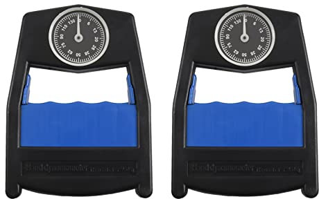 Tynmoel 2X Hand Misuratore della Perza di Potenza del Dinamometro Grip 130Kg / 286Lbs