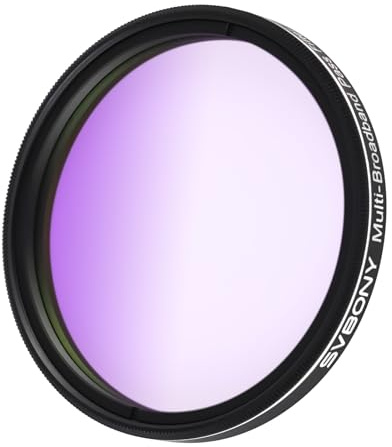 Svbony SV260 Filtro de Telescopio, Filtro de Paso de Banda Múltiple de 2''