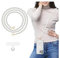 CHAOTEMAI Handytasche zum Umhängen Universal Telefon Lanyard Handyhülle Mit Band Perle Handy Kette Crossbody Strap Anti Diebstahl Abnehmbare Frauen Lanyards um Den Hals Patches