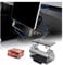 Klutchtech Hideable Under Screen Storage Organizer Compatible with Tesla Model Y 2025 (Refreshed Juniper Only) Model 3 Highland 2025-2024 Accessories (Black)