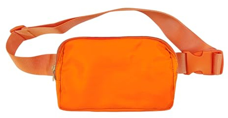 UDNFHL 1 -Teiliges Orangefarbenes Brustbeutel, Nylon wasserdichte Brustbeutel, Modische Aufbewahrungstasche, Außenausrüstung, Geeignet Zum Laufen, Reisen, Pendeln.