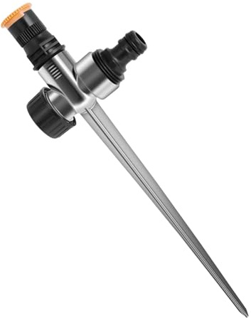 Rasensprenger 360 Grad Bewässerungssystem Gartensprenger Automatische Garten Sprinkler Einstellbar Wassersprenger Gartensprinkler mit Schnellverbinder Sprinklersystem Beregner für (1Stuck)