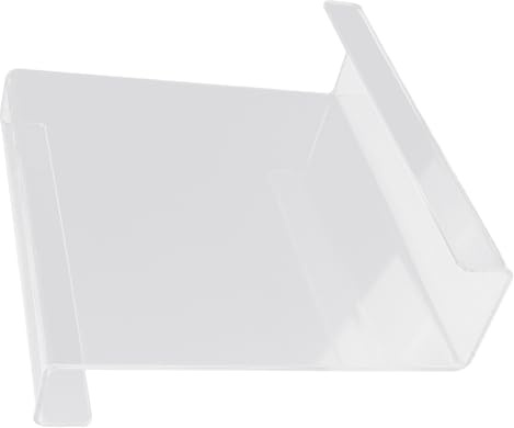 CATIEBYE Support Mural en Acrylique Blanc pour Tablette et Livres Numériques, Support Stable et Résistant pour Lecture sans Utilisation des Mains Lors de l'exercice Tapis Roulant
