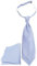 TigerTie Designer Plastron Pique 2tlg Krawatte fertig gebunden Einstecktuch in hellblau-weiss gemustert