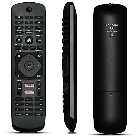 Replacement Remote Control for Philips TV 32PFS6401 32PFS6401/12 32PFS6401/60 32PFS6402 32PFS6402/12 32PFT5300, USB1