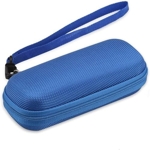 AGPTEK Tragetasche, Reise Tasche Case Hülle Etui, Eva Reißverschluss case für Digitalrekorder, 2.4 Zoll MP3 Player, USB Kabel, Earphones, Speicherkarten, U-Disk, Blau