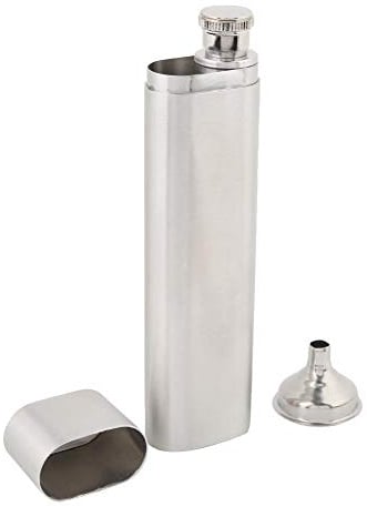 Zigarettenspitze Zwei Röhren Edelstahl Flachmann und Zigarettenspitze Humidor Tube Travel Carry Case