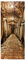 Yelilad Türtapete Selbstklebend TürPoster Türaufkleber 3D Wohnzimmer Schlafzimmer Badezimmer Wasserdicht Abnehmbare Professionelle Vinyl Upgrade, Vintage Fass Weinkeller 77x200 cm