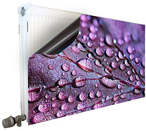 Smagnon Magnet Heizkörperverkleidung Heizkörperabdeckung Heizung Schutz Motiv Wassertropfen, Heizkörper Höhe:60 cm, Heizkörper Länge:80 cm