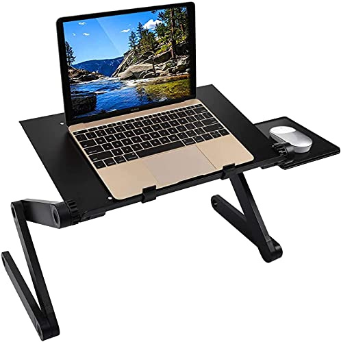 Siliconvalleystore Supporto PC Portatile Stand Regolabile Notebook Tavolino per Computer Pieghevole da Divano Letto Desk