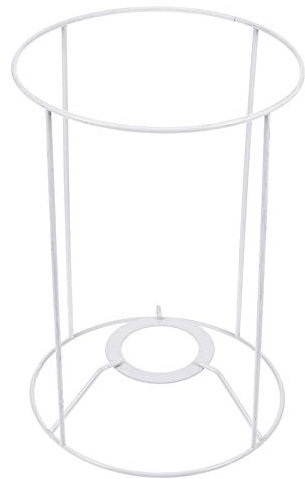 EXCEART Metall Käfig Draht Lampenschirm Rahmen Ring für DIY Pendelleuchte Lampenschirm Lampe Stoffschirm Textilschirm Stofflampenschirme Deckenleuchte Kronleuchter Tischlampe Wandlampe Stehlampe