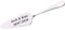 Personalised Wedding Cake Server Slicer With Name of Bride & Groom