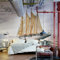 Muralo Fabelhafte Vlies Fototapete 360x240 Wohnzimmer Segelschiff Schiff 3D Moderne Tapete Gästezimmer Schlafzimmer Wandbilder Wandtapete XXL Luxus Abstrakt Br. 360 cm x Hö. 240 cm