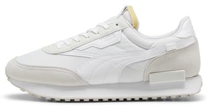 PUMA FUTURE RIDER PLAY ON, Turnschuhe, Unisex – Erwachsene, Puma White / Nimbus Cloud, 43 EU