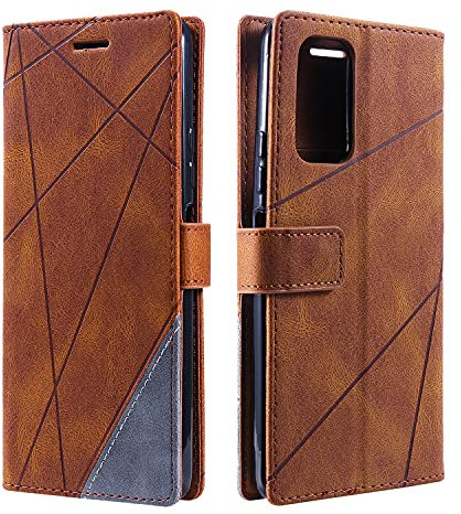 SONWO Coque pour Xiaomi 11 T/Xiaomi 11T Pro, Etui en Cuir PU Portefeuille Housse Fermeture Magnétique und Flip pour Xiaomi 11 T/Xiaomi 11T Pro, avec Fermeture Magnétique, Marron
